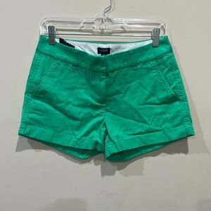 J. Crew Vibrant Green Women's Bermudas